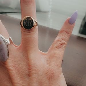14K Gold Signet Ring size 5